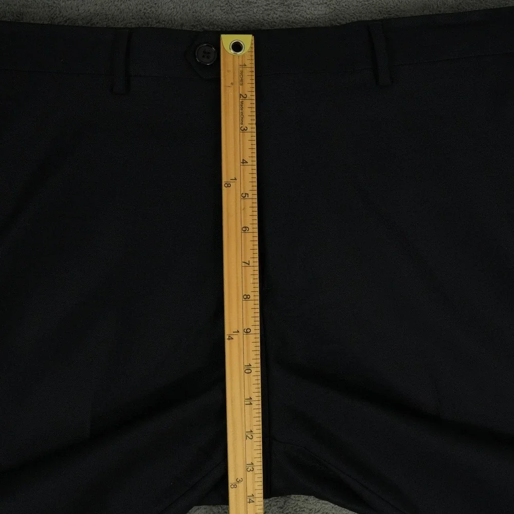 Banana Republic Signature Italian Hopsack Pant Mens 36R (38x31) Navy Reda Flexo